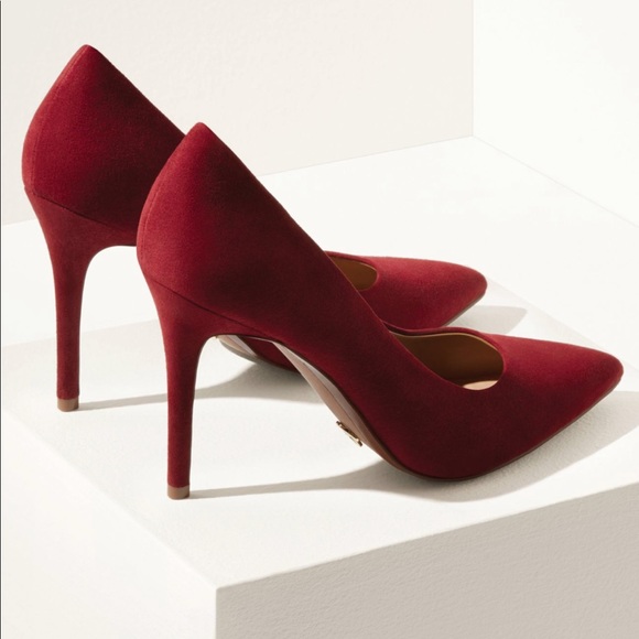 michael kors claire suede pump